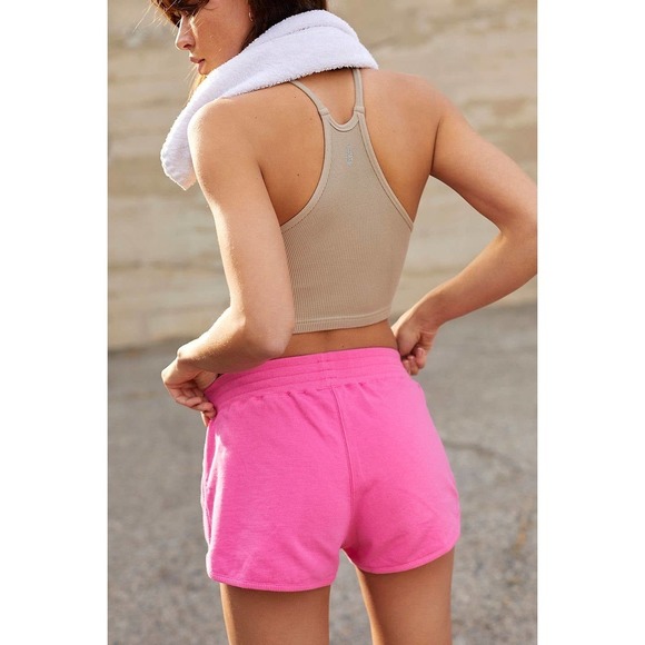 Free People Get Set Shorts Haute Pink Small - Picture 3 of 6